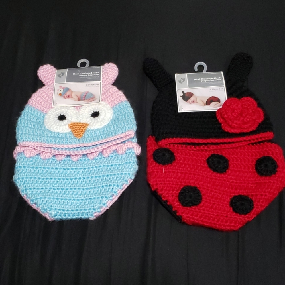 Hat & Diaper Cover Set